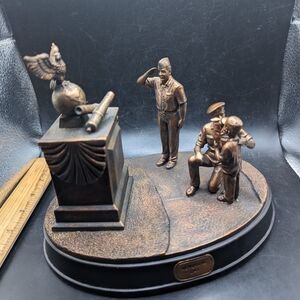 Bronze Military Tribute Sculpture